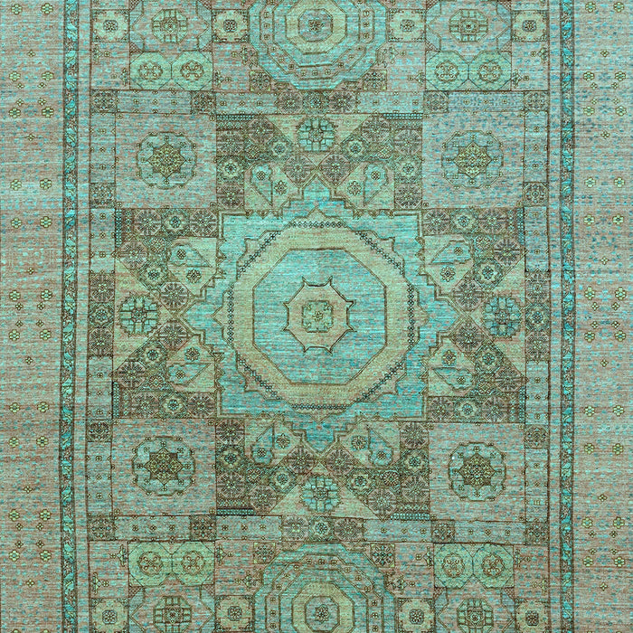 Abstract Light Blue Modern Rug, abs1954lblu