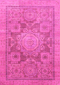 Abstract Pink Modern Rug, abs1954pnk