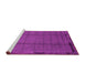 Sideview of Machine Washable Abstract Pink Modern Rug, wshabs1955pnk