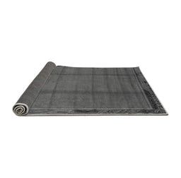 Sideview of Abstract Gray Modern Rug, abs1955gry