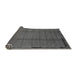 Sideview of Abstract Gray Modern Rug, abs1955gry