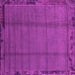 Square Abstract Pink Modern Rug, abs1955pnk