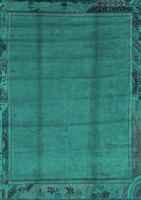 Abstract Turquoise Modern Rug, abs1955turq