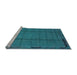 Sideview of Machine Washable Abstract Light Blue Modern Rug, wshabs1955lblu