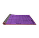 Sideview of Abstract Purple Modern Rug, abs1955pur