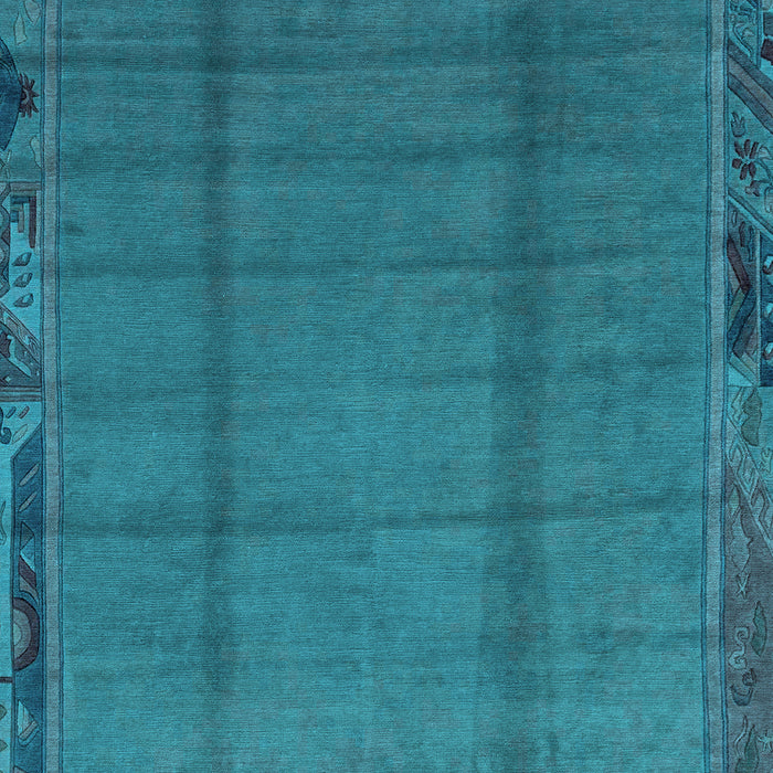 Machine Washable Abstract Light Blue Modern Rug, wshabs1955lblu