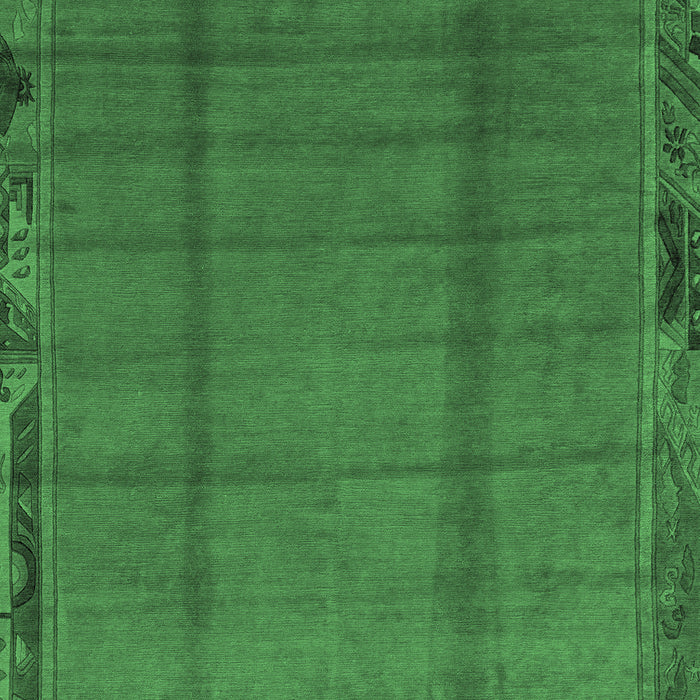 Machine Washable Abstract Emerald Green Modern Area Rugs, wshabs1955emgrn