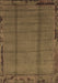 Machine Washable Abstract Brown Modern Rug, wshabs1955brn