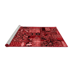 Transitional Red Washable Rugs