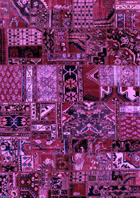 Patchwork Purple Transitional Rug, abs1956pur