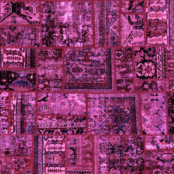 Patchwork Pink Transitional Rug, abs1957pnk