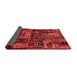 Patchwork Red Transitional Area Rugs