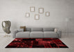 Modern Red Washable Rugs