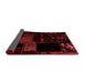 Abstract Red Modern Area Rugs