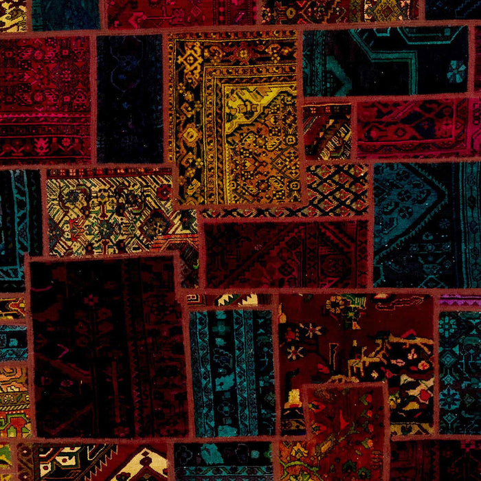 Machine Washable Abstract Bakers Brown Rug, wshabs1958