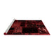 Modern Red Washable Rugs