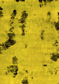 Abstract Yellow Modern Rug, abs1959yw