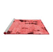 Modern Red Washable Rugs