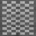 Square Machine Washable Checkered Gray Modern Rug, wshabs195gry