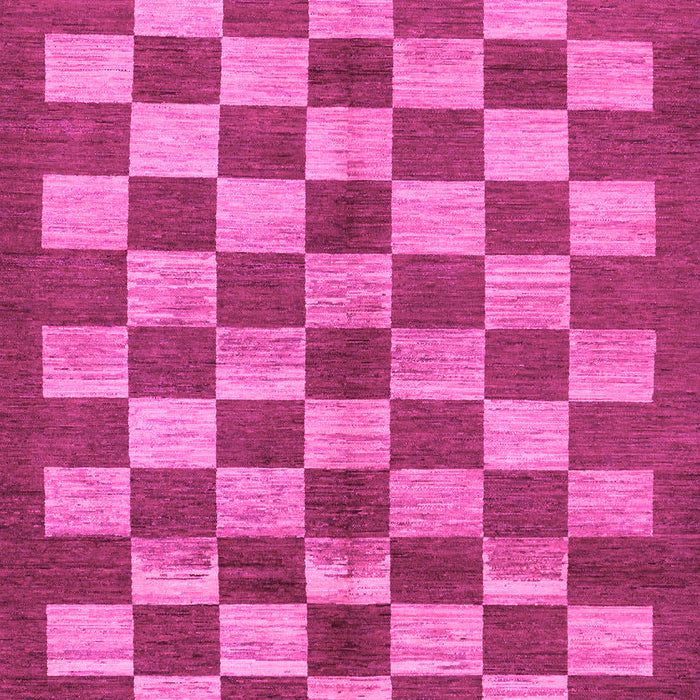 Checkered Pink Modern Rug, abs195pnk