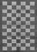 Checkered Gray Modern Rug, abs195gry