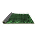 Sideview of Abstract Emerald Green Modern Rug, abs1960emgrn