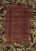 Abstract Brown Modern Rug, abs1960brn