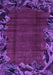 Machine Washable Abstract Purple Modern Area Rugs, wshabs1960pur