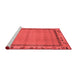 Asian Inspired Red Washable Rugs