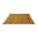 Sideview of Machine Washable Oriental Orange Asian Inspired Area Rugs, wshabs1961org