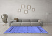 Machine Washable Oriental Blue Asian Inspired Rug in a Living Room, wshabs1961blu