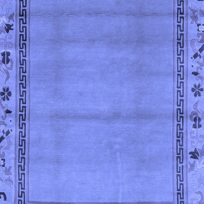 Machine Washable Oriental Blue Asian Inspired Rug, wshabs1961blu