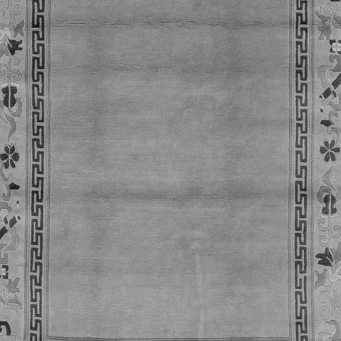 Machine Washable Oriental Gray Asian Inspired Rug, wshabs1961gry