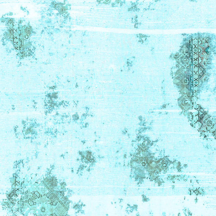 Machine Washable Abstract Light Blue Modern Rug, wshabs1962lblu