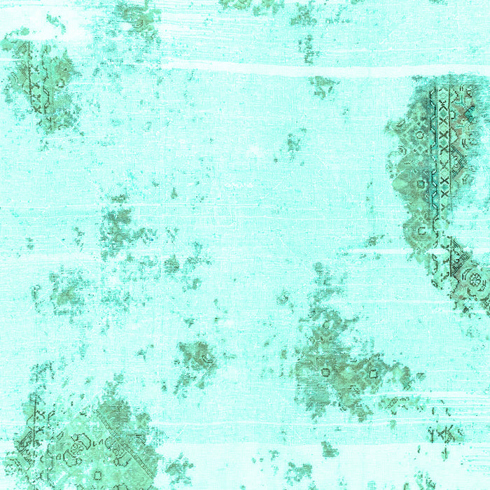 Abstract Turquoise Modern Rug, abs1962turq