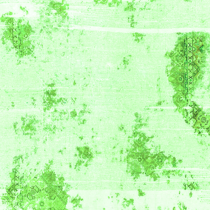 Abstract Green Modern Rug, abs1962grn