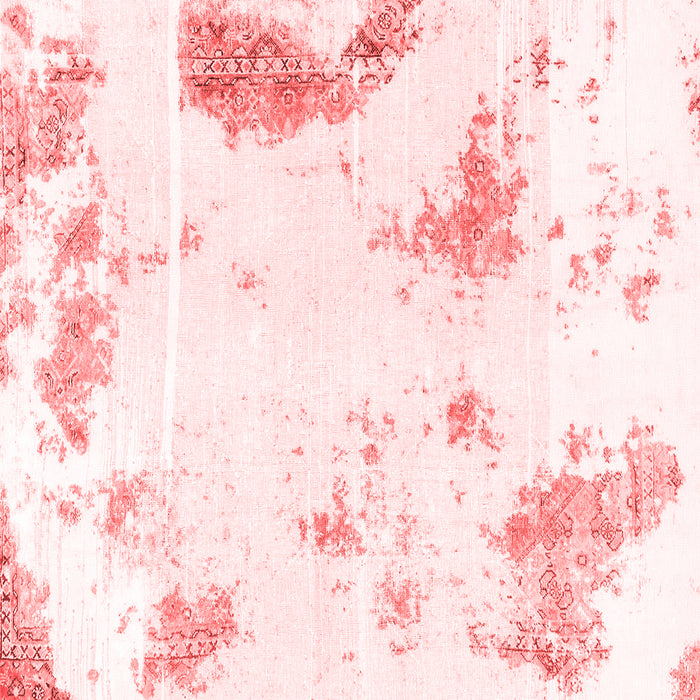 Machine Washable Abstract Red Modern Rug, wshabs1962red