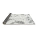 Sideview of Abstract Gray Modern Rug, abs1962gry