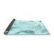 Sideview of Abstract Light Blue Modern Rug, abs1962lblu