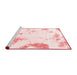 Modern Red Washable Rugs