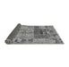 Sideview of Patchwork Gray Transitional Rug, abs1963gry