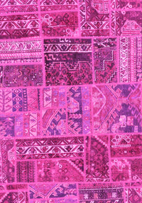 Patchwork Pink Transitional Rug, abs1963pnk