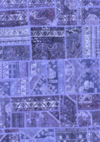 Patchwork Blue Transitional Rug, abs1963blu