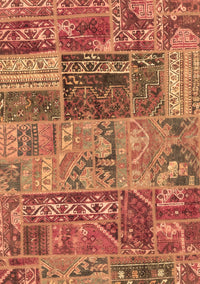 Patchwork Brown Transitional Rug, abs1963brn