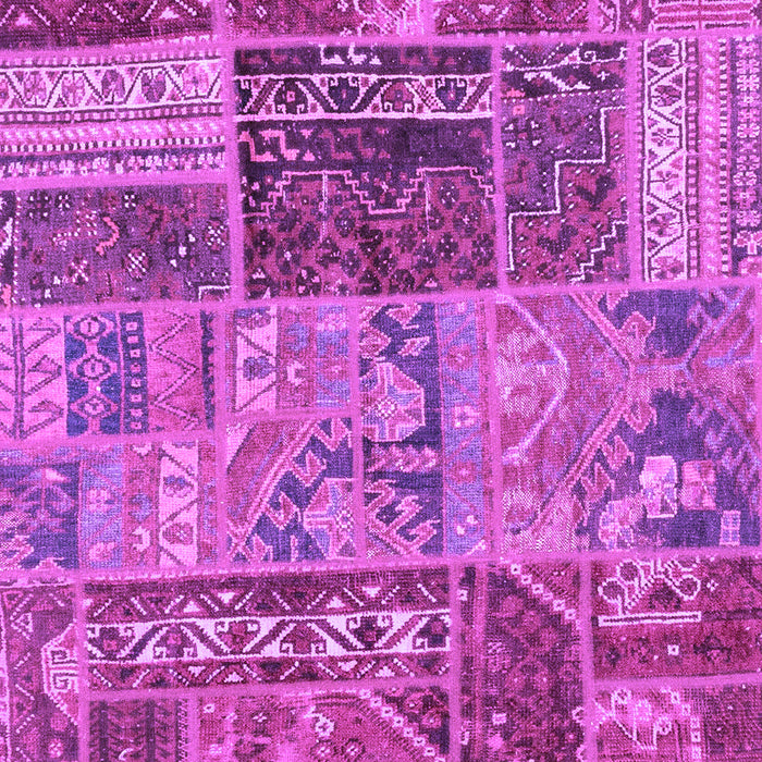 Patchwork Purple Transitional Rug, abs1963pur