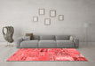 Transitional Red Washable Rugs