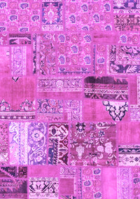 Patchwork Purple Transitional Rug, abs1964pur