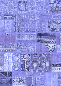 Patchwork Blue Transitional Rug, abs1964blu