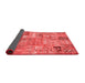 Patchwork Red Transitional Area Rugs