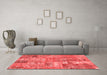 Transitional Red Washable Rugs